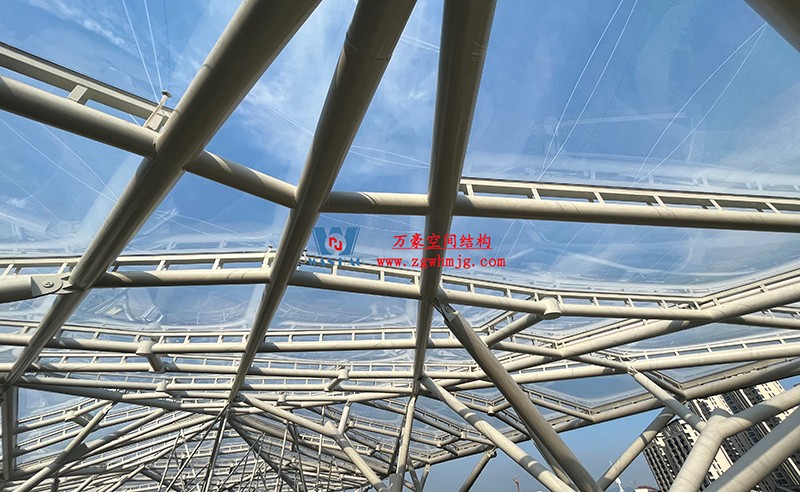 驚艷的藝術品|合肥文一塘溪津門天幕鋼結構及ETFE氣枕膜工程 驚艷的藝術品|合肥文一塘溪津門天幕鋼結構及ETFE氣枕膜工程