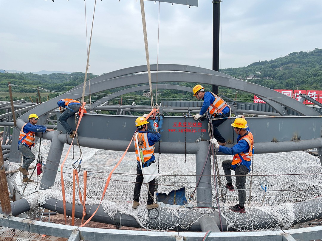 重慶東站站房正在加速建設，全力繪就項目新篇章